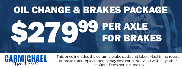 Oil Change and Brake Package Special